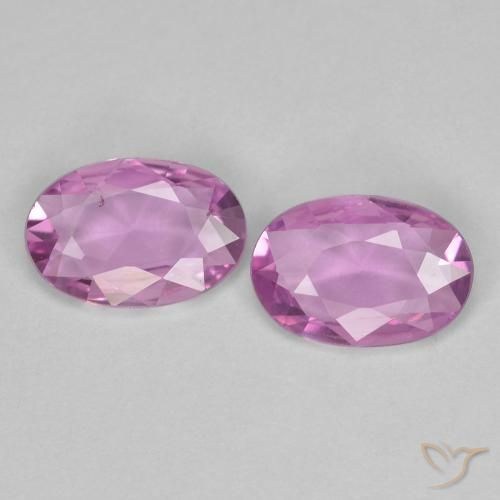 0.70ctw Naturel Violet clair Saphir, ovale, VVS-VS