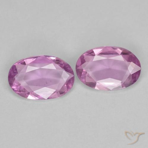 Shop natural 0.73ct Rose pourpre royal léger Saphir gems, ovale, from Tanzanie at GemSelect. In stock, global shipping!
