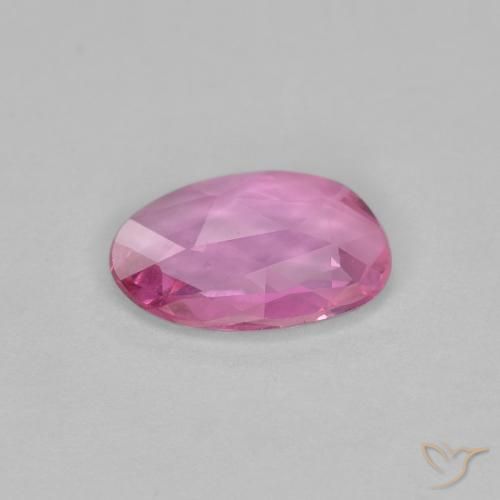 Saphir Rose foncé naturelle Fantaisie, 0.76 ct, VS
