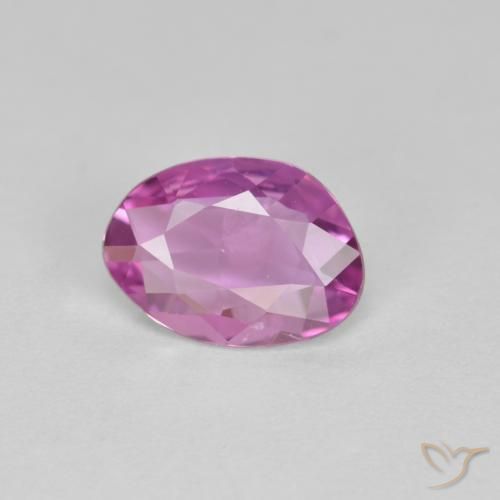 Saphir Pourpre moyen naturelle Fantaisie, 0.89 ct, VVS
