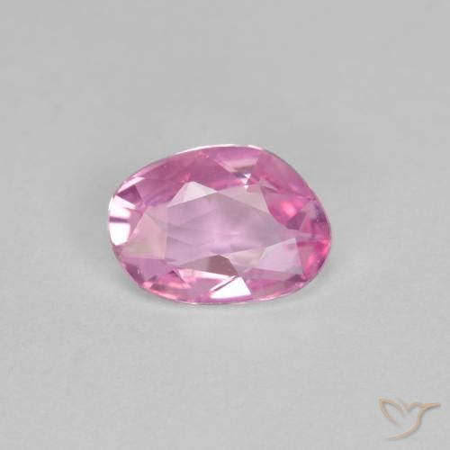 0.86ct Naturel Rose pourpre royal très clair Saphir, Fantaisie, VVS
