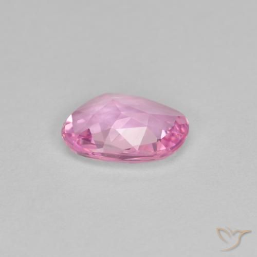 Saphir Rose pourpre royal très clair naturelle Fantaisie, 0.86 ct, VVS