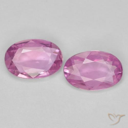Shop natural 0.84ct Rose moyen Saphir gems, ovale, from Tanzanie at GemSelect. In stock, global shipping!