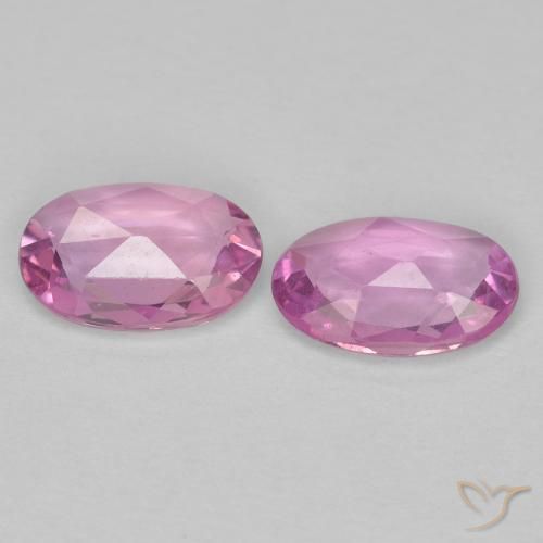 Shop natural 0.84ct Rose moyen Saphir gems, ovale, from Tanzanie at GemSelect. In stock, global shipping!
