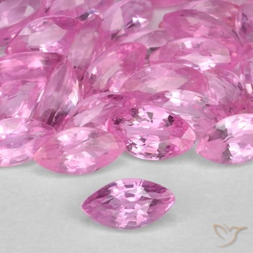 0.12ct Naturel Rose moyen Saphir, Marquise, VS