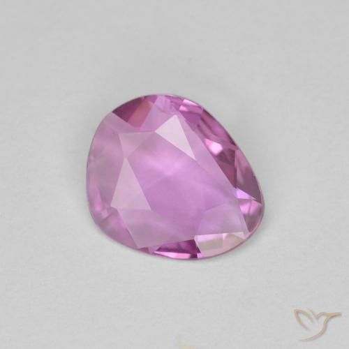 0.84ct Naturel Rose Pourpre Saphir, Fantaisie, VVS-VS