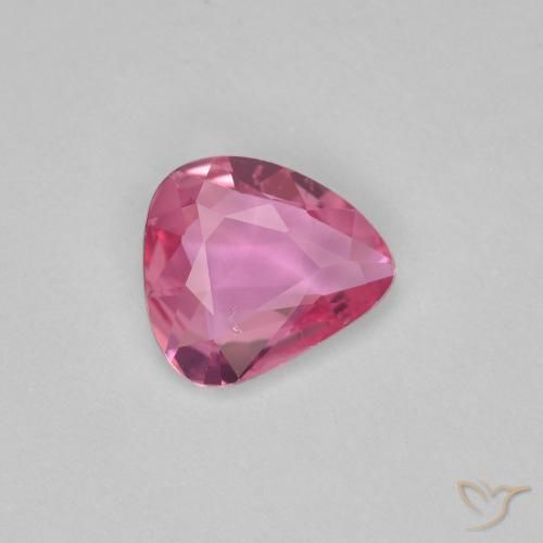 Saphir Rose bubblegum naturelle Fantaisie, 0.77 ct, VVS-VS