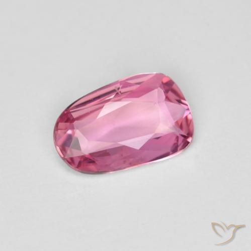Saphir Rose bubblegum naturelle Fantaisie, 0.82 ct, VVS