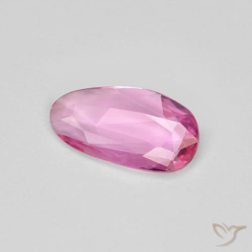 Saphir Rose intense naturelle Fantaisie, 0.88 ct, VVS