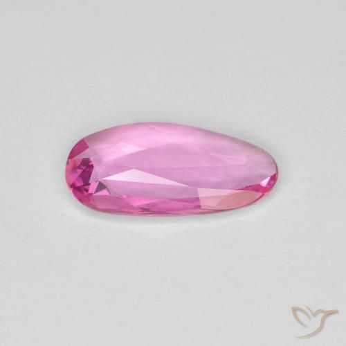 Saphir Rose intense naturelle Fantaisie, 0.88 ct, VVS