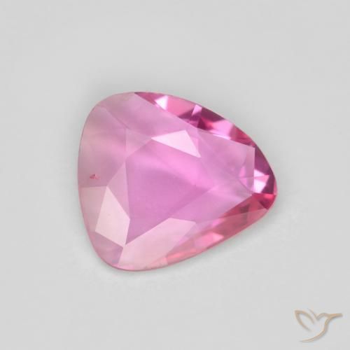 Saphir Rose foncé naturelle Fantaisie, 0.82 ct, VVS