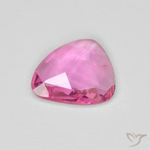Saphir Rose foncé naturelle Fantaisie, 0.82 ct, VVS