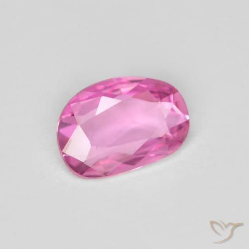 Saphir Rose pourpre royal naturelle Fantaisie, 0.60 ct, VVS