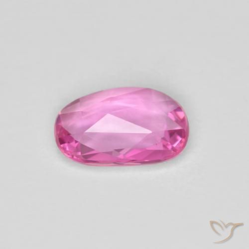 Saphir Rose pourpre royal naturelle Fantaisie, 0.60 ct, VVS