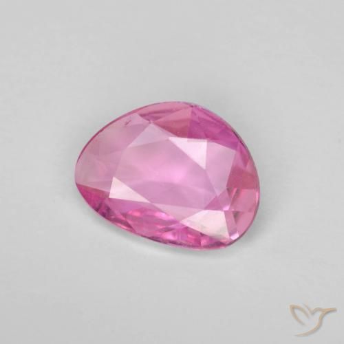 Saphir Rose foncé naturelle Fantaisie, 0.84 ct, VVS-VS