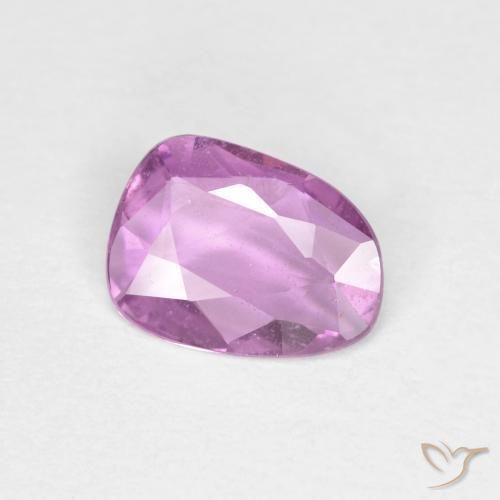 0.83ct Naturel Rose pourpre royal très clair Saphir, Fantaisie, VS
