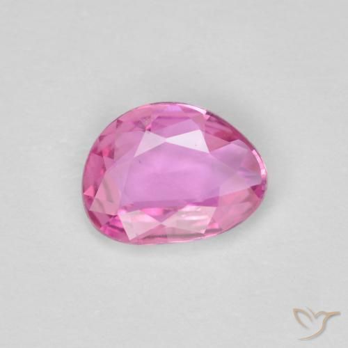 0.61ct Naturel Rose intense Saphir, Fantaisie, VVS