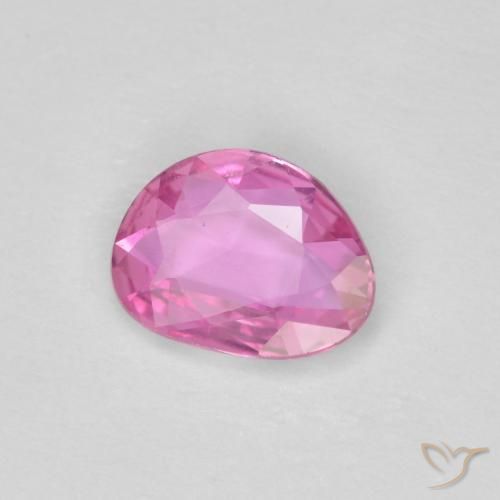 Saphir Rose intense naturelle Fantaisie, 0.61 ct, VVS