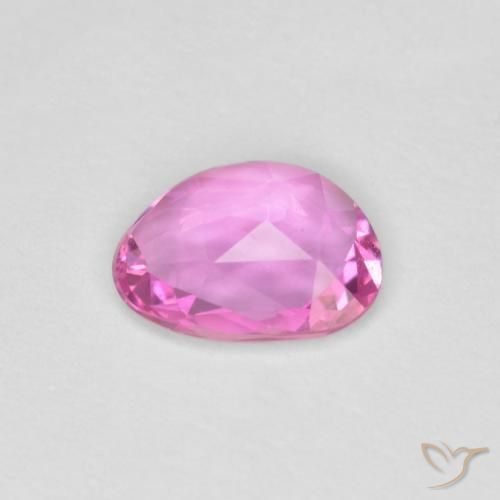 Saphir Rose intense naturelle Fantaisie, 0.61 ct, VVS