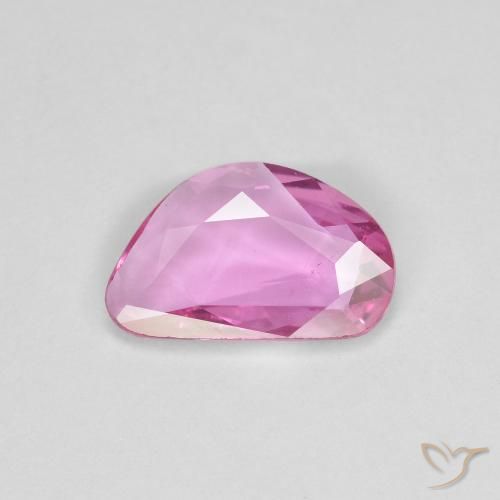 0.90ct Naturel Rose intense Saphir, Fantaisie, VS