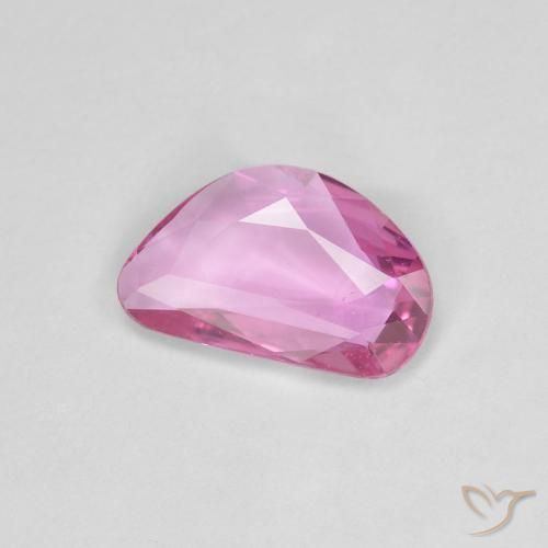 Saphir Rose intense naturelle Fantaisie, 0.90 ct, VS