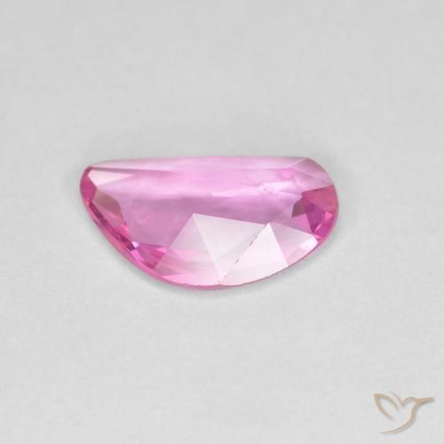 Saphir Rose intense naturelle Fantaisie, 0.90 ct, VS