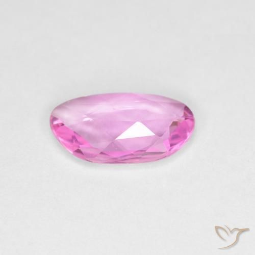 Saphir Rose pourpre royal naturelle Fantaisie, 0.94 ct, VVS-VS