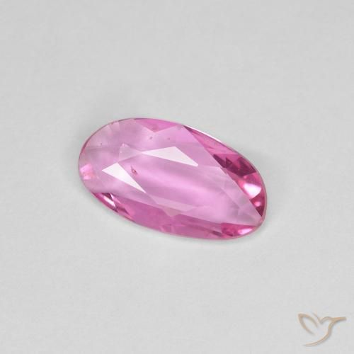Saphir Pourpre rose vif naturelle Fantaisie, 0.72 ct, VVS-VS