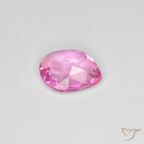 Saphir Rose foncé naturelle Fantaisie, 0.69 ct, VVS-VS
