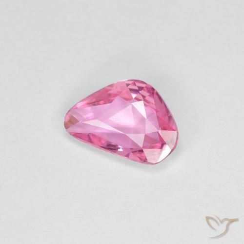 Saphir Rose pourpre royal naturelle Fantaisie, 0.75 ct, VVS-VS