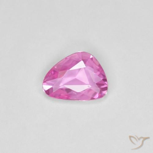 0.60ct Naturel Rose moyen Saphir, Fantaisie, VVS-VS