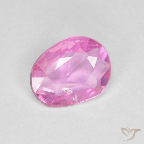 Saphir Rose moyen naturelle Fantaisie, 0.64 ct, VS