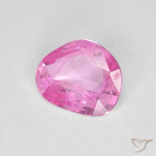 Saphir Rose intense naturelle Fantaisie, 0.63 ct, VS