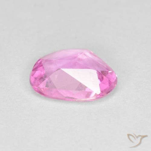 Saphir Rose intense naturelle Fantaisie, 0.63 ct, VS
