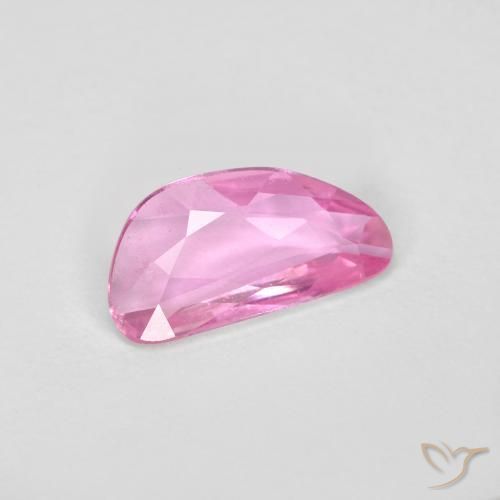 Saphir Rose pourpre royal naturelle Fantaisie, 0.73 ct, VS