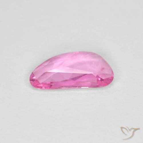 Saphir Rose pourpre royal naturelle Fantaisie, 0.73 ct, VS