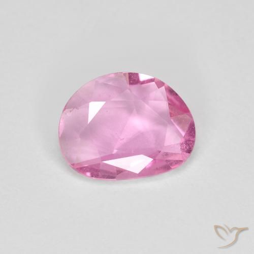 Saphir Rose intense naturelle Fantaisie, 0.67 ct, VS