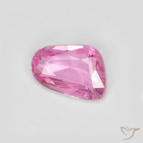 Saphir Rose intense naturelle Fantaisie, 0.64 ct, VS