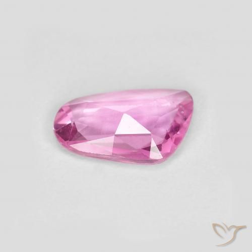 Saphir Rose intense naturelle Fantaisie, 0.64 ct, VS