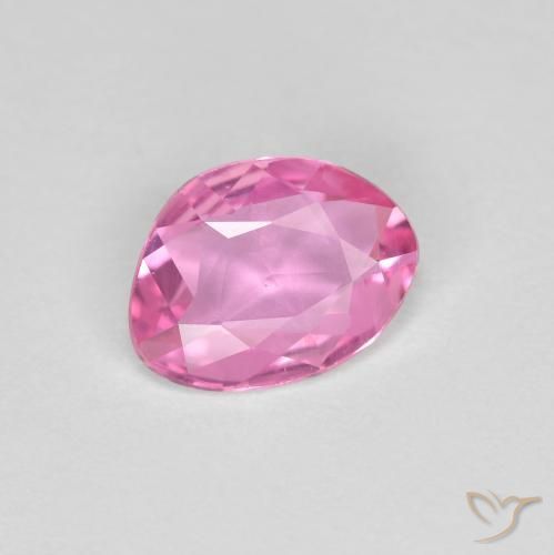 Saphir Rose intense naturelle Fantaisie, 0.80 ct, VVS-VS