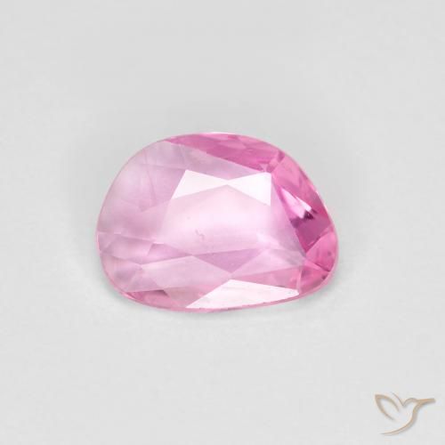Saphir Rose foncé naturelle Fantaisie, 0.58 ct, VVS-VS