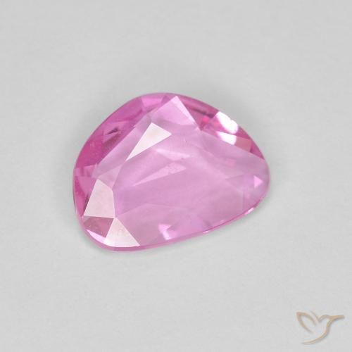 Saphir Rose intense naturelle Fantaisie, 0.63 ct, VVS-VS