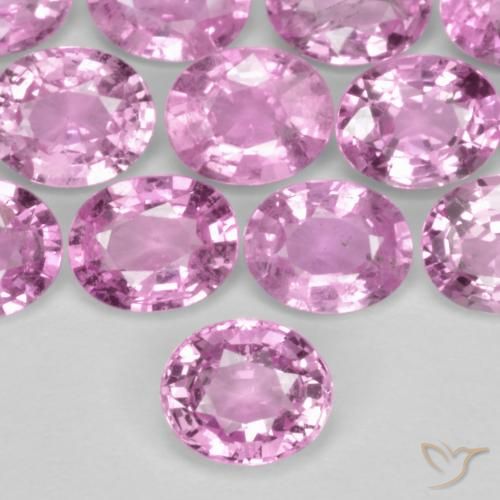 0.39ct Naturel Rose pourpre royal léger Saphir, ovale, VS