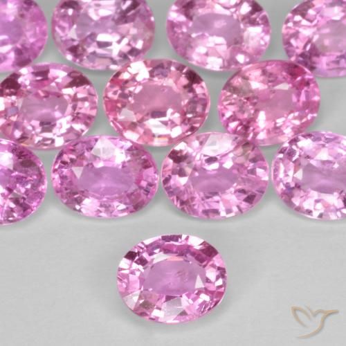0.40ct Naturel Rose foncé Saphir, ovale, VS