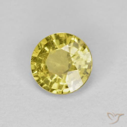 Saphir Jaune moyen naturelle Tour, 0.42 ct, VS