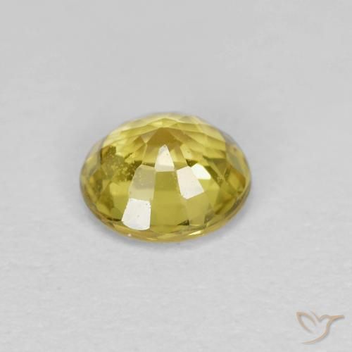 Saphir Jaune moyen naturelle Tour, 0.42 ct, VS