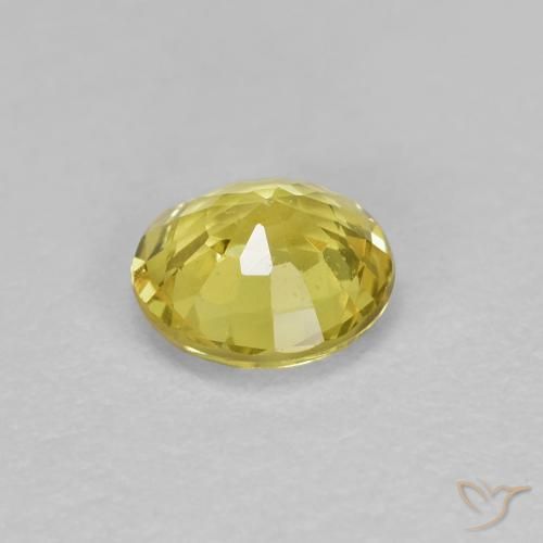 Saphir Jaune moyen naturelle Tour, 0.44 ct, VS