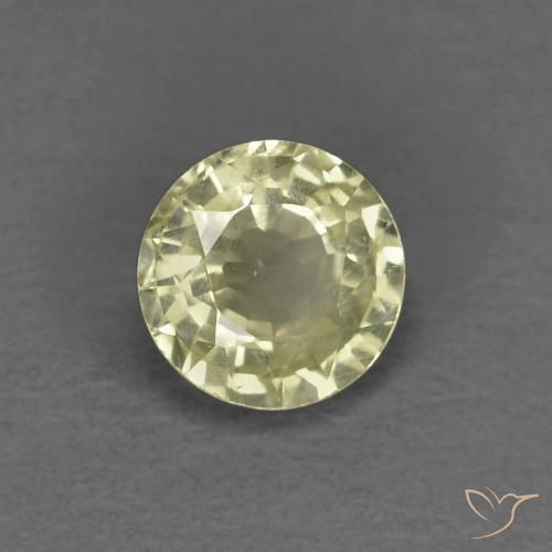Saphir Jaune moyen-léger naturelle Tour, 0.41 ct, VS