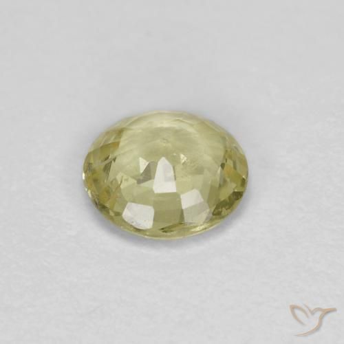 Saphir Jaune moyen-léger naturelle Tour, 0.37 ct, VS