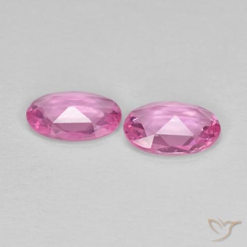 Shop natural 0.78ct Rose intense Saphir gems, ovale, from Madagascar at GemSelect. In stock, global shipping!